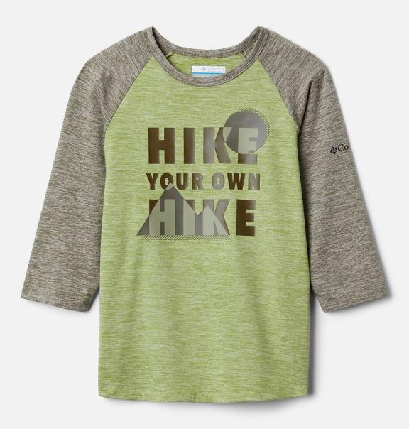Columbia Outdoor Elements Shirts Green Olive For Girls NZ58420 New Zealand